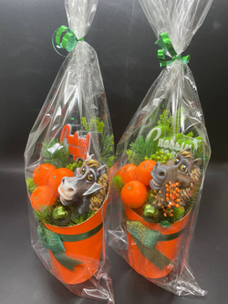 Ароматическое мыло ручной работы Конь и мандарины "С Новым Годом"