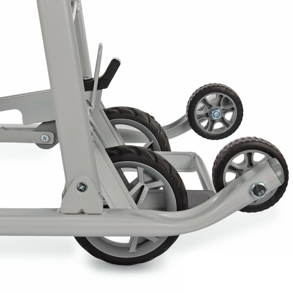 Санки-коляска "Ника детям 7-5" мятный с шишкой (серый каркас)