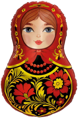 Фигура Матрешка Золотая роспись (31''/79 см)