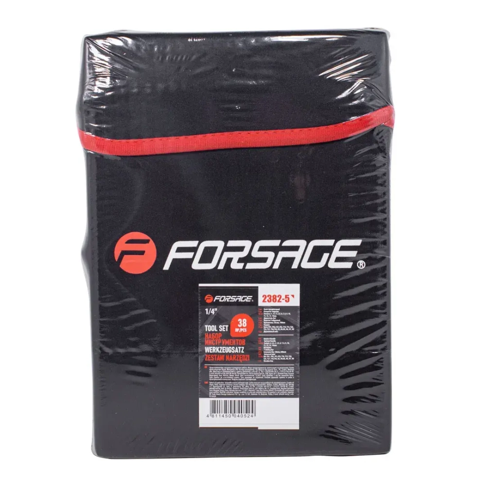 Набор инструментов 38пр. 1/4''(6гр.) Forsage F-2382-5