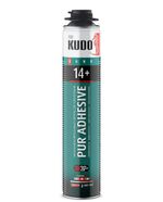 Клей-пена "KUDO" монтажная "PROFF 14+" 1000мл/900г всесезонная для теплоизоляции и декора