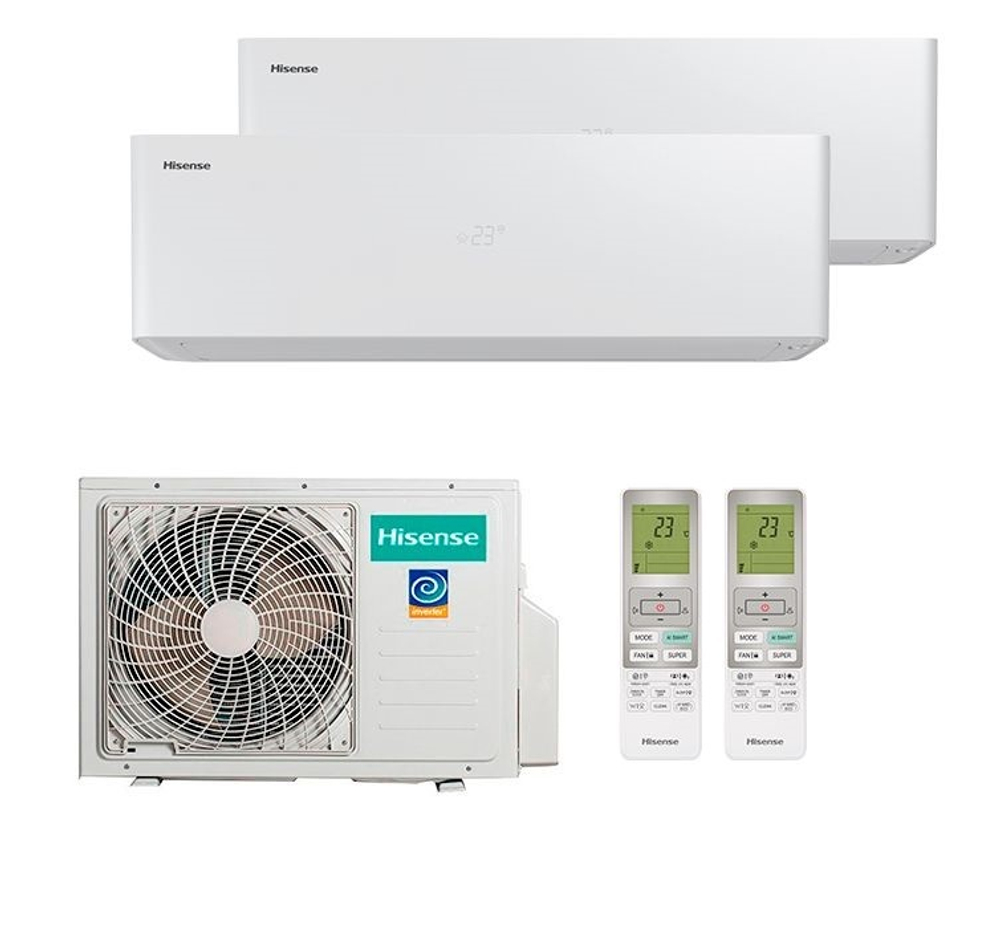 Мульти-сплит система Hisense на 2 комнаты (20+20)VISION PRO SUPERIOR 2.0