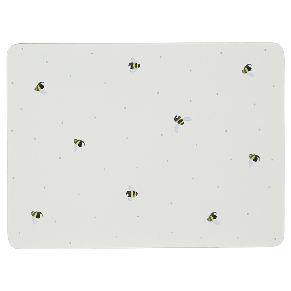 Набор из 4 сервировочных ковриков sweet bee