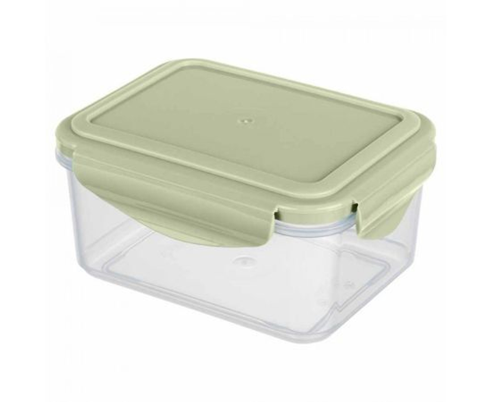 Контейнер герметичный для СВЧ SMART LOC 0,9л прямоугольный зеленый 431129109 Phibo/Бытпласт аналог 794749