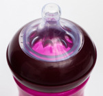 4780611 Бутылочка для кормления, 260 мл., широкое горло, цвет розовый