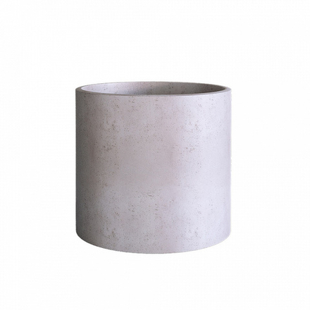 Кашпо CYLINDER CONCRETE WHITE D15 H15