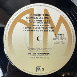 Винтажная виниловая пластинка LP Peter Frampton Comes Alive (Japan 1976) (Obi) Doobie Wah