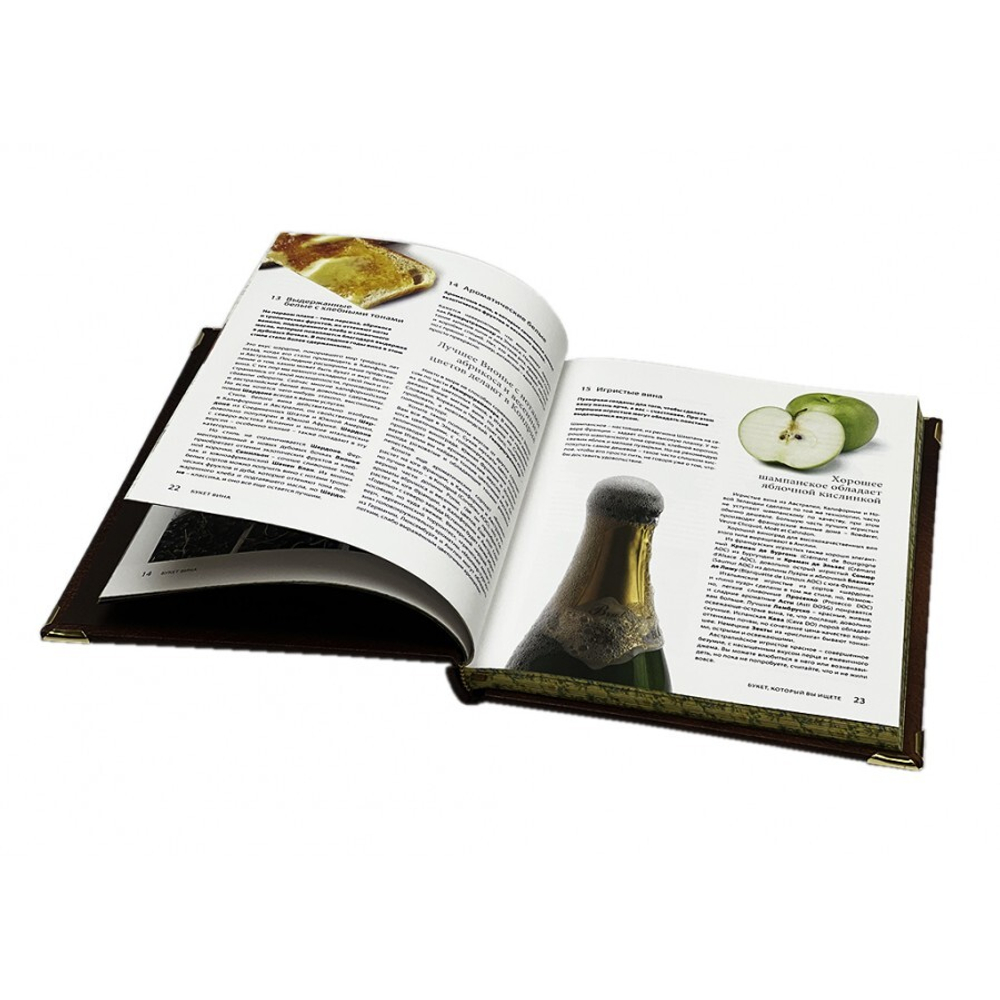 Вино. Оз Кларк. Новый полный справочник. Книга в кожаном переплете
