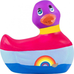 Вибратор-уточка I Rub My Duckie 2.0 Colors с разноцветными полосками (Цвет: разноцветный)