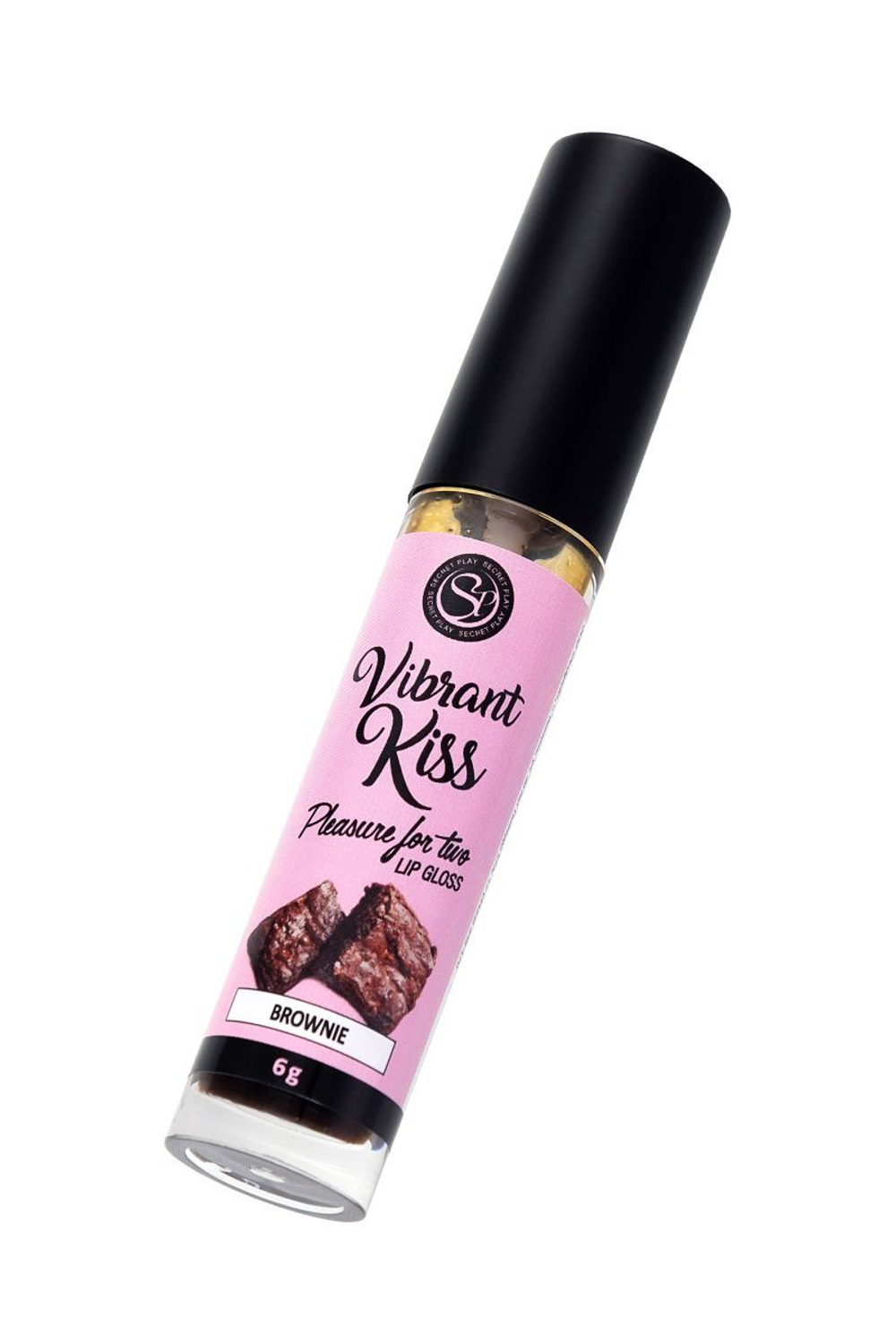 Возбуждающий бальзам для губ со вкусом брауни - 6 гр. (Цвет: не задано)