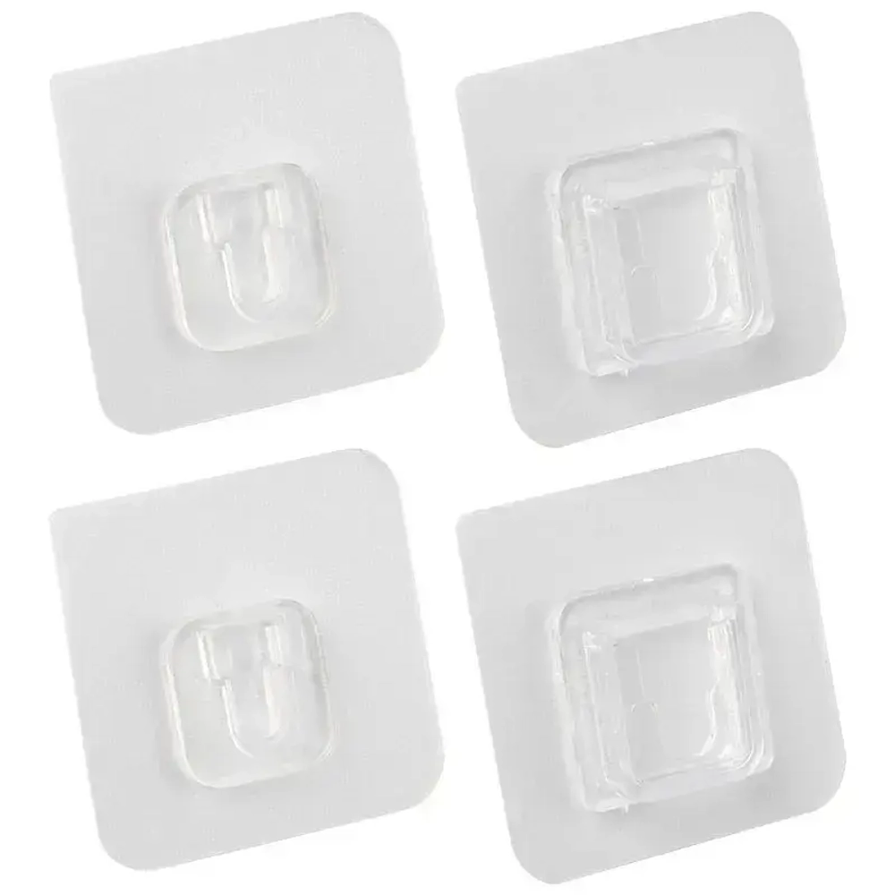 Крючки самоклеящиеся из двух деталей, 2 пары