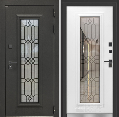 Входная дверь Имперо со стеклом и терморазрывом