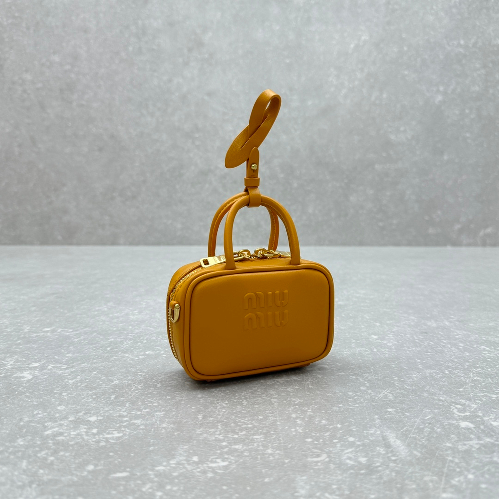 Miu Miu Leather Micro Bag 11 cm
