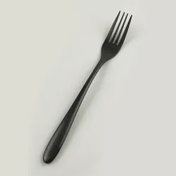 Вилка столовая 21,5 см матовая черный цвет PVD Alessi-Black P.L. [12]