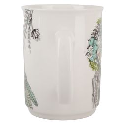 Кружка "Райская птица" v=430мл (фарфор) (подарочная упаковка)