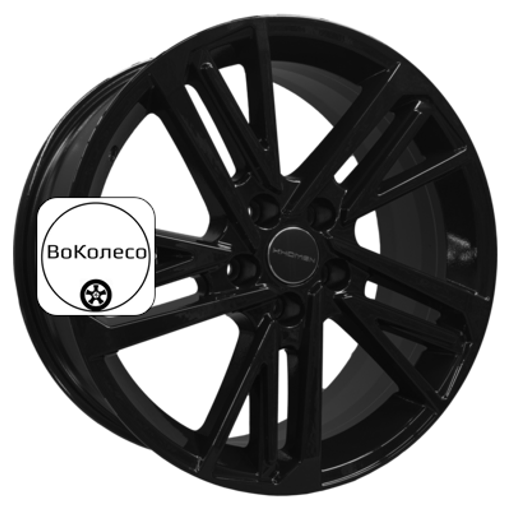 8x18/5x114,3 ET45 D67,1 KHW1815 (Mazda CX-9) Black Khomen Wheels