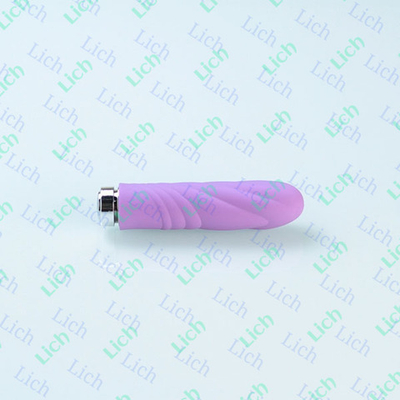 Сиреневый вибромассажер с волнистой поверхностью Charms Key