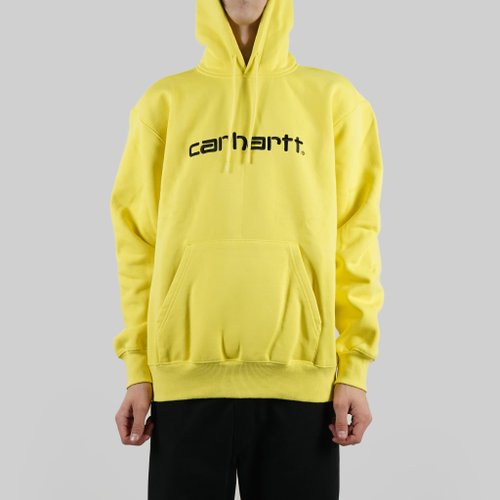 Толстовка мужская Carhartt WIP Hooded Sweatshirt артикул:I029419_yellow - купить в магазине Дайс