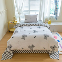 Комплект постельного белья на резинке Сатин Люкс KIDS 100% хлопок CDKR065