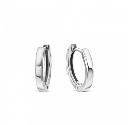 серебряные серьги круглые