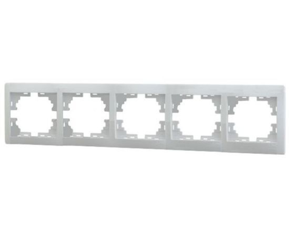 Рамка 5-м Мира горизонт. бел. LEZARD 701-0200-150