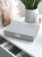 Органайзер для украшений Stackers Classic Jewellery Box Lid - Taupe Woven (Sage Green / светло-зеленый / Sage Green)