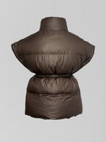 Жилетка Haiziyuan 8017 однотонная на молнии с поясом