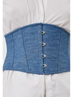 Джинсовый корсет-пояс