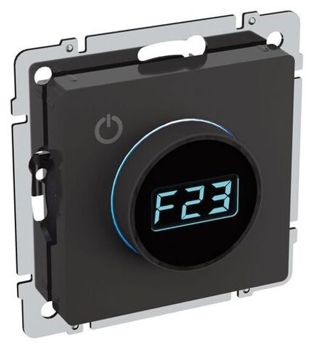 Термостат электронный с индик. BRITE СП IP20 ТС10-1-БрЧ механизм черн. IEK BR-RT11-K02