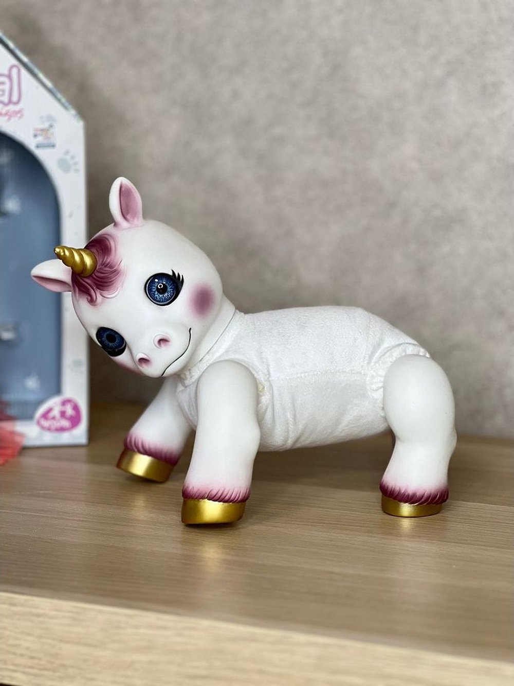 Игрушка мягконабивная 35см AniReal Единорожка (60105)