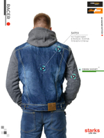 Мотокуртка комбинированная RACER STARKS