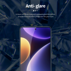 Защитное стекло с прозрачными рамками от Nillkin для Xiaomi Redmi Note 12 Turbo и Poco F5, серия H+Pro Anti-Explosion Glass Screen Protector