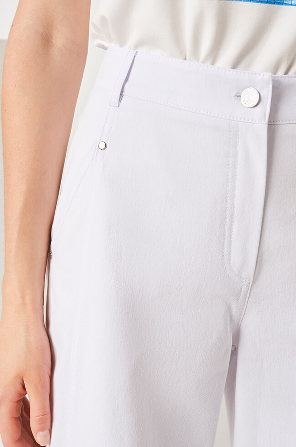 3963 Брюки женские (белый)