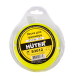 Леска Huter S2412 для триммера, 2.4 мм, звезда