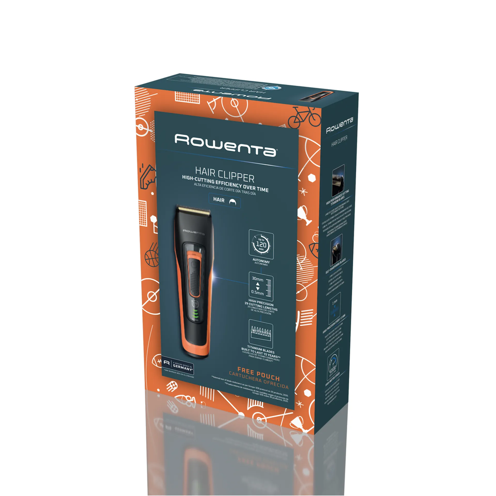 Триммер Rowenta Sport Advancer TN5202F0 чёрный / оранжевый