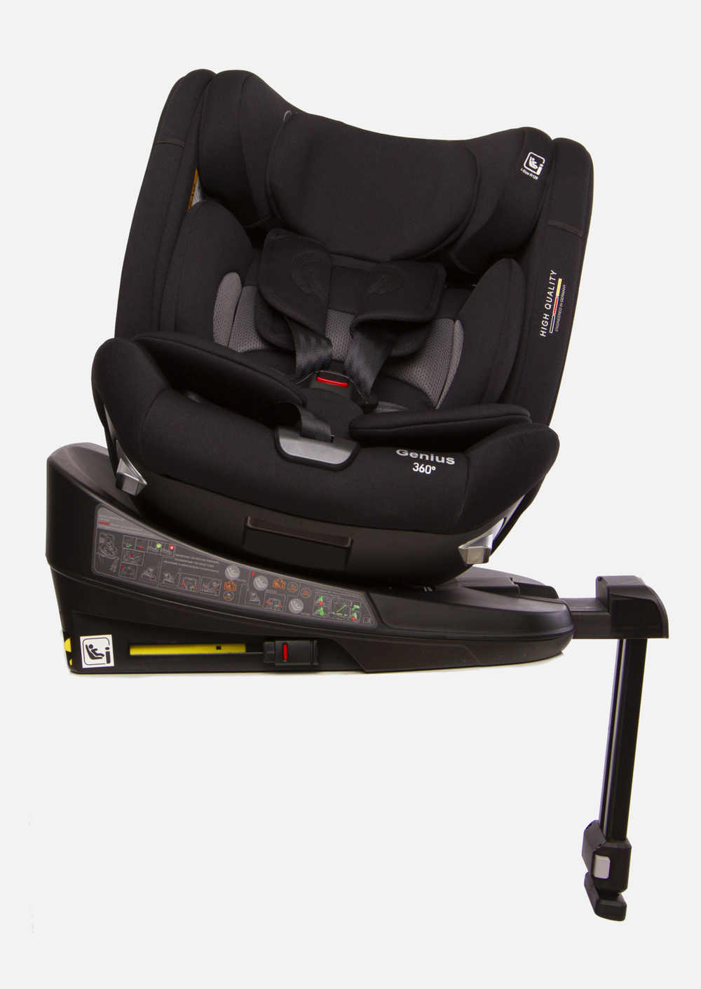 Peppy Автокресло Genius 0-36 I-Size 40-150 см (Black)