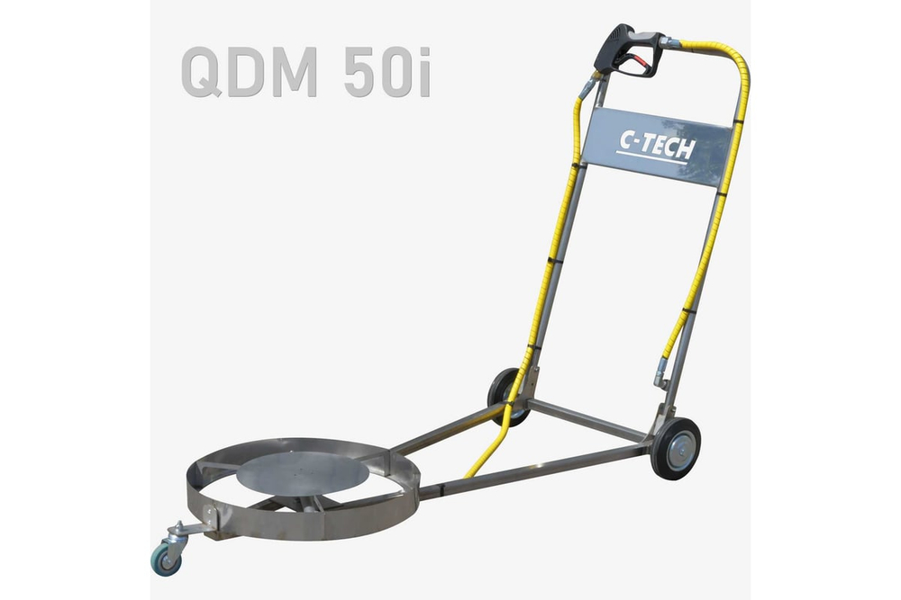 Подкатное устройство C-TECH для мойки днища автомобиля (до 250 бар, 20 л/мин, нерж.)