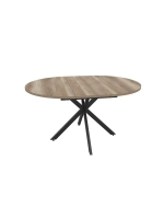 Стол кухонный обеденный круглый раздвижной 100х100х75,5 см