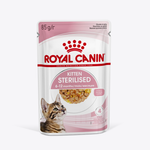 Royal Canin Kitten Sterilised Киттен Стерилайзд Корм влажный для кастрированных и стерилизованных котят в возрасте от 6 до 12 месяцев желе 85г