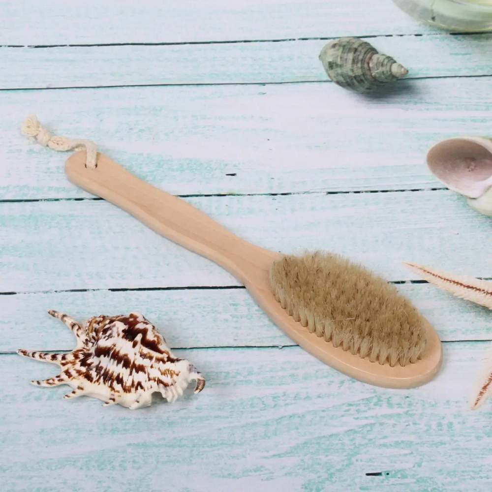 Щетка для тела массажная «BODY- Girl», Длина щетки 30см, ширина 6,5см, щетина 1,5см(средняя)