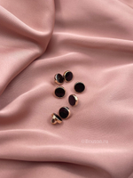 Пуговицы Черные Эмаль 10 мм