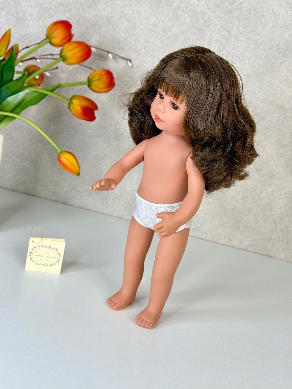 Кукла для девочки виниловая 34см Хави без одежды (022360W)