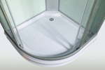 Душевая кабина WeltWasser WW500 Emmer 11015 110x110 10000003286 профиль Хром стекло прозрачное