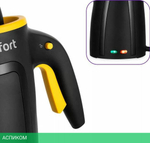 Пароочиститель Kitfort KT-9170-3 черный/желтый