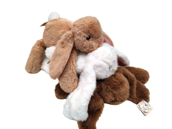 Мягкая игрушка Зайка ушастый лежаччий в ассорт. 40см