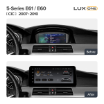 Магнитола BMW 5 (E60) 2009-2010 CIC - Teyes LUX ONE монитор 12.3" на Android 10, 6/128ГБ, CarPlay, 4G SIM-слот
