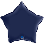 Шар фольгированный Звезда 46 см (Синий)