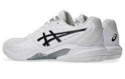 Мужские кроссовки теннисные Asics Gel-Dedicate 9 Clay - white/black