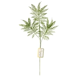 Ветка декоративная «Искристая симфония» 55 см, Нежный зеленый