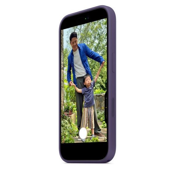 Чехол Apple Silicone Case для iPhone 17 с MagSafe (MGF04) Purple Fog